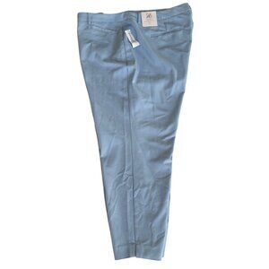 Roz & Ali Womens Light Blue Dress Pants Size 24 Cotton Blend Slim Fit